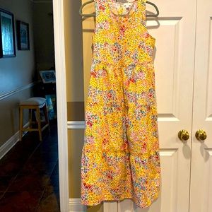 K Crew midi dress, in style tiered dress, worn once last weekend!